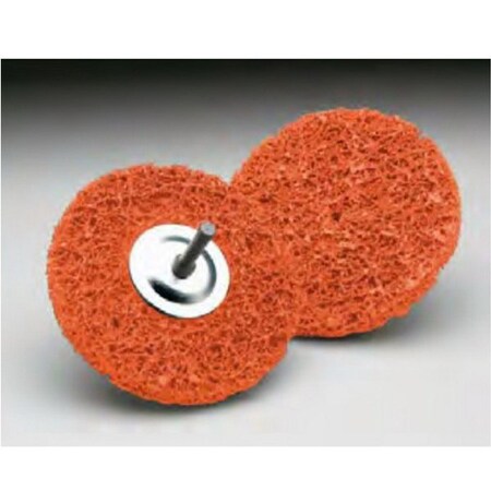 Carborundum 4 x 1/4 In. Fibratex Carbo Fire Surface Strip Non-Woven Arbor Hole Disc Ceramic, 5PK 77696039321